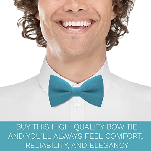 Image of Bow Tie House Mens Bowties Pre-tied Shape Clip on Bowtie Solid Men Formal Wear for kids, baby boys, toddler any age bow ties