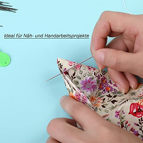 Sticknadel Ruasol Stricknadeln Set, 36 große Nähnadeln