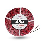 Super GEC CCA Copper Flexible Wire 2 Core 45 Meter Length | 1100V FR PVC Insulated | Poly Packing | Electric Wire for wiring lights, fans, Small appliances and electrical equipment. (0.75 SQ/MM)