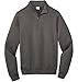 Port & Co Core Fleece 1/4-Zip Pullover Sweatshirt-PC78Q-M-Charcoal