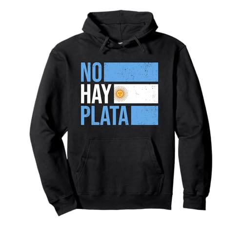 No Hay Plata Felpa con Cappuccio