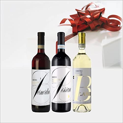 Piemonte Packung mit 3 Flaschen Verschiedene Weine Ceretto 75 cl Cover
