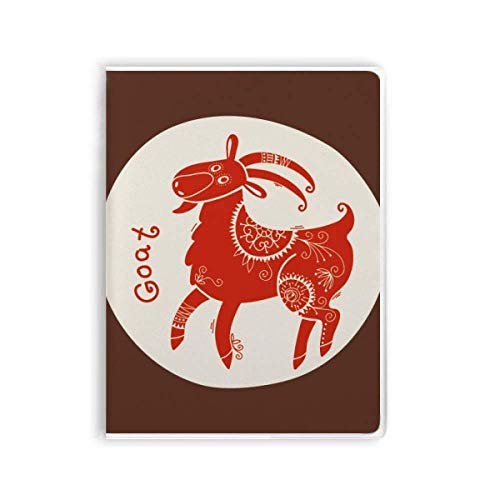 Carnet mouton zodiaque rouge souple solution légère pour vos notes quotidiennes