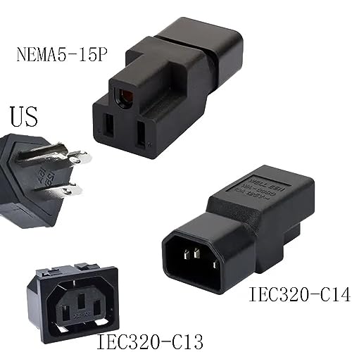 Adaptador IEC 320 C14 macho soluciona incompatibilidad de cables PDU 7