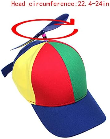 LABANCA Spinning Helicopter Hat for Adults & Kids Novelty Detachable Propeller Hat for 4th of July Parties Costumes Fun Gifts - Image 4