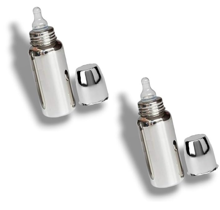 RB POINT Smooth Transition Introducing Stainless Steel Bottles to Your Newborn Baby/Toddlers/Infants for Drinks/Milk/Water