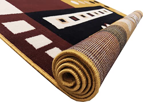 Image of Home Decore Acrylic Carpet for Your Living Room & Drawing Room Aywhere in Your Home (150x210 Yellow Colour)- 5x7 Feet