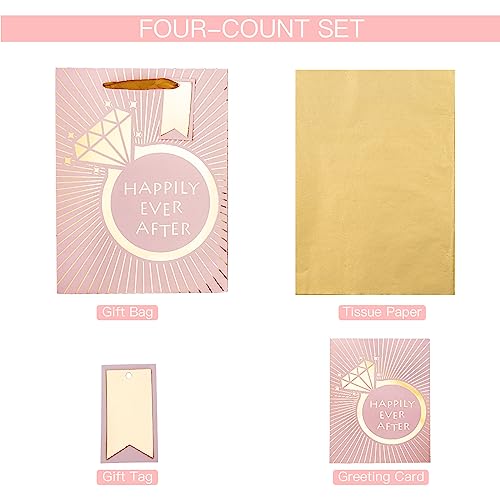 Loveinside KGB-WED10513-ZJ Wedding Gift Bag With Tissue Paper thumb #5