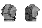 Lancer Tactical Lightweight Airsoft Hydration Pack - Black