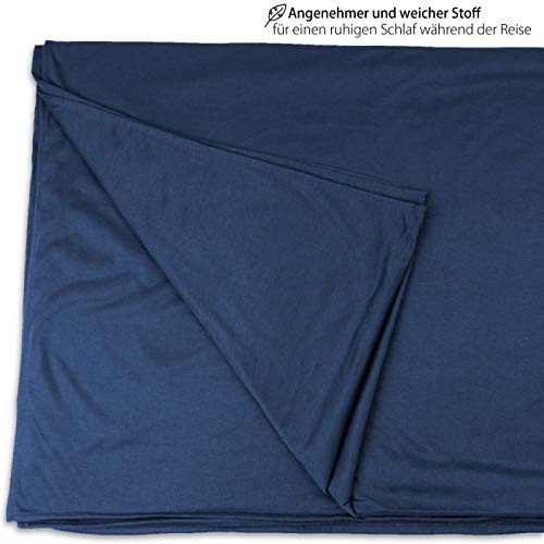 Outdoro Isopeak Reisedecke - 210x155cm - Ultraleichte Decke für Reisen - Geringes Packmaß - weich und atmungsaktiv