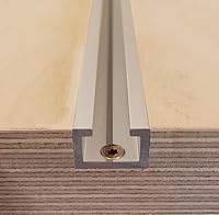 Aluminium C-Profil 17 × 11mm I M8 I 1m I silber eloxiert, gebohrt – Ansicht 3