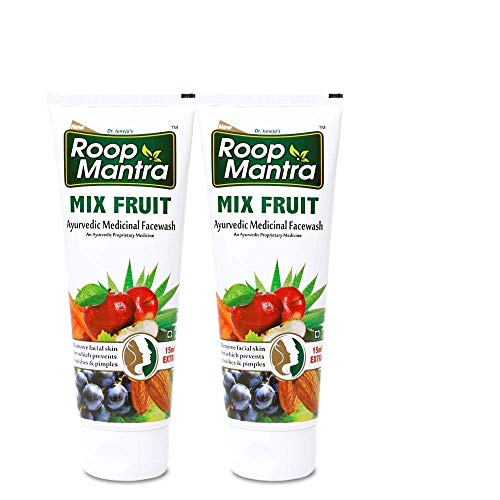Image of Roop Mantra Mix Fruit Face Wash 115ml, Pack of 2 (Face Wash for All)