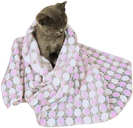 Large Luxury Pet Throw Blanket Dog Fleece Blankets and Throws Super Soft Fluffy Puppy Blanket Durable Dog Cat Blanket for Dogs Puppy Doggy Cats Extra Large Pets Washable Premium Fleece, 100 x 80 cm