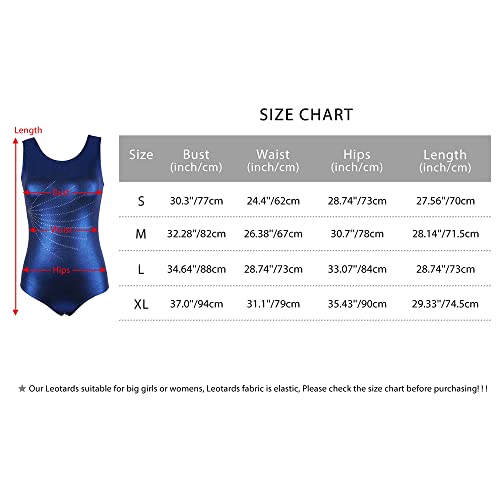 Wingbind Sparkle Sleeveless Gymnastics Leotards For Women Adults Girls Youth Ballet Leotards Dance Wear Tank Bodysuit Costumes #TOP4