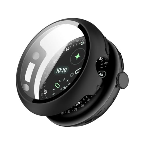 (�P�[�X���O�����[�d�\) Google Pixel Watch4 �p �P�[�X �[�d�\ �ی� �K���X�t�B���� ��̌^ PC+TPE�ގ� ��d�\�� �S�ʕی� �����^ ���ϋv �����ȒP �ϏՌ� �Ή�Pixel Watch4 �ی�P�[�X �����ߗ� �w��h�~ ��