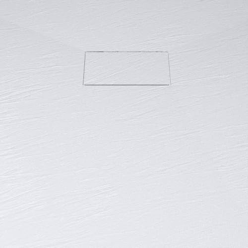 Plato de material compuesto SMC acabado pizarra blanco mate 90x140 cm superficie cocina 3