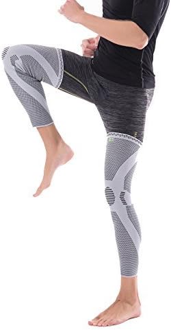 Person performing a squat wearing Kangda Knee Braces