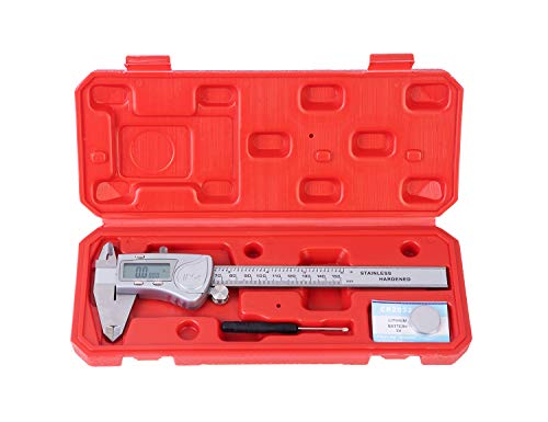 Digital Caliper,Durable Stainless Steel Electronic Digital Calipers Precision Measuring Tool with LCD Screen