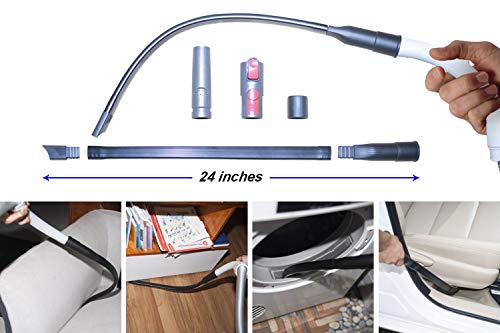 image for VACEXT Dryer Vent Cleaner Kit & Refrigerator Condenser Coil Brush-Drye