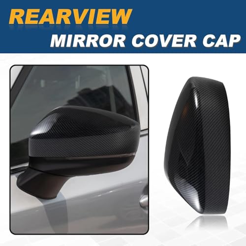 Coque protection rétroviseur Mazda CX5 anti-rayure look carbone - 4