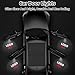 4 Pcs Car Door Lights,Super Bright HD Car Door Welcome Lights, No Fade Puddle Light Compatible for A1 A3 A4 A5 A6 A7 A8 Q3 Q5 Q7 Q8 R8 TT RS S E-Tron Accessories(4 Ring+Adi)