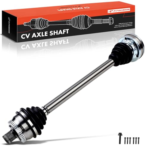A-Premium CV Axle Shaft Assembly Compatible with Audi A4 Quattro 2003-2009, S4 2004-2009, Rear Left or Right Side, Replace# 8E0501203K