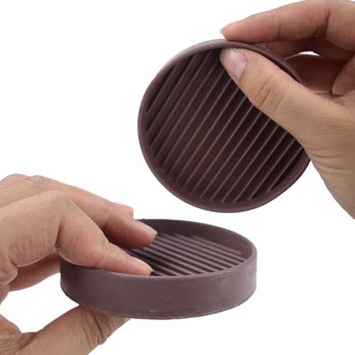 Posavasos redondos de 2.5 pulgadas para muebles y protección de superficies 4