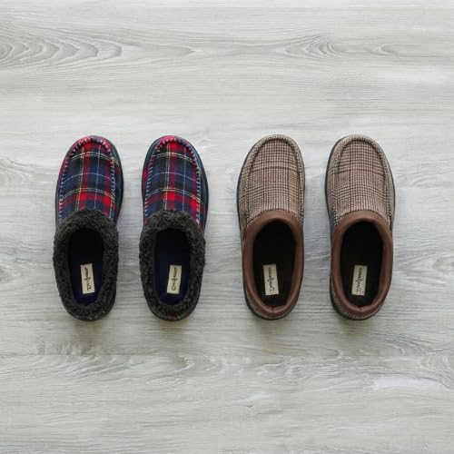 Image of Dearfoams Men's Brendan Indoor /Outdoor Breathable Memory Foam Clog House Shoe with Wide Widths Slipper