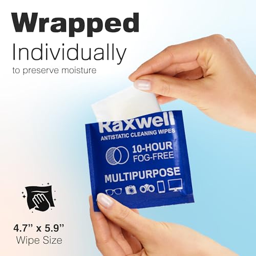 Raxwell LENS-WIPES-100 Anti-Fog Wipes For Glasses thumb #3