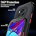Anlalish Compatible with Honor Magic 6 Pro Case Translucent Matte, for Honor Magic 6 Pro Phone Case Shockproof TPU Bumper Cases Protective Cover (Black)