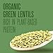 Arrowhead Mills Organic Green Lentils, 16 oz Bag