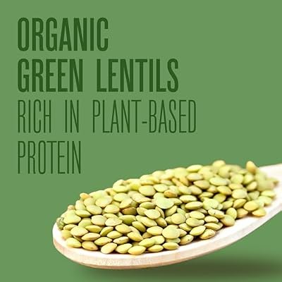 Arrowhead Mills Organic Green Lentils, 16 oz Bag