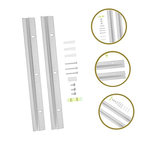 Image of DOITOOL 3sets French Cleat Hanger Kit Metal Picture Frame Mirror Mounting Brackets Easy to Install Interlocking Hardware for Art Shelves and Wall Decor