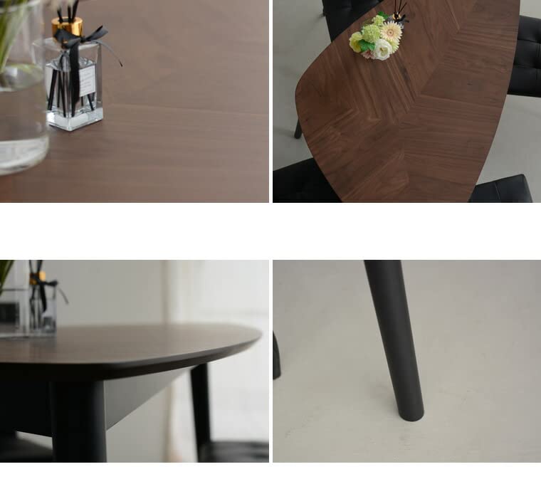 【美品】Noce ダイニングテーブル 三角 ウォールナット 美品】Noce ダイニングテーブル 三角 ウォールナット ダイニング