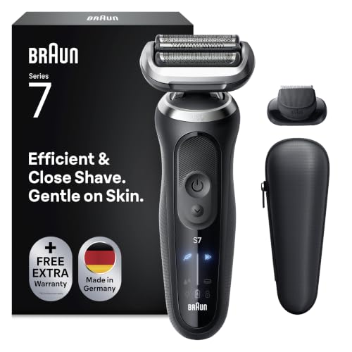 Braun Rasierer Herren Elektrisch Series 7, 72-N1200si, Schwarz – Ansicht 1