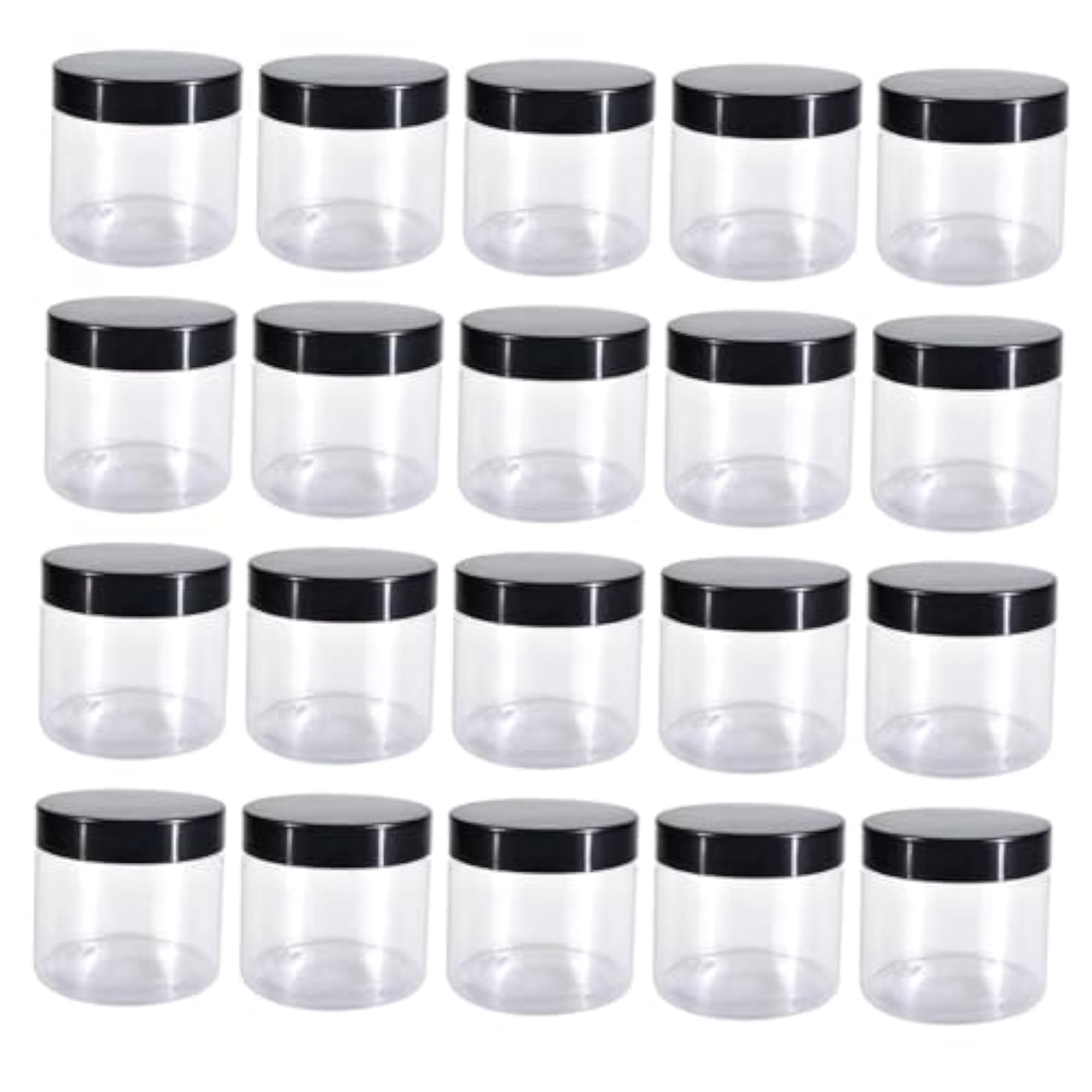 Empty Pet Jar with Lid, Slime Cosmetics Container