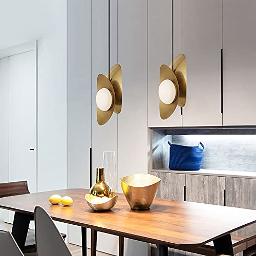 Lustre concis en lingot en or G9 suspension créative au style nordique - 4