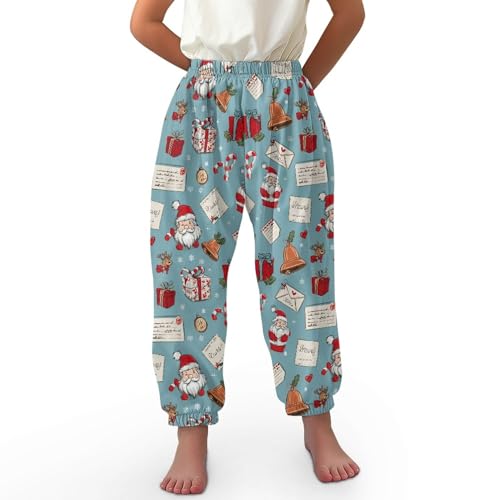Image of Unisex Little Kids Yoga Trousers Bohemian Beach Pants Baggy Harem Activewear for Boys and Girls Age 3-10