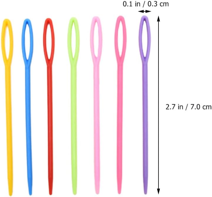 1000pcs Sweater Needle Colorful Yarn Needles Handmade Craft Tool Safety Needle Knitting Supplies Sweater DIY Tool Sweater Knitting Needles Knitting Learning Needles Sewing Needles