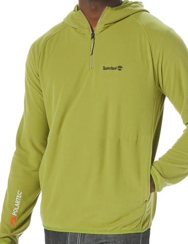 Timberland Men's Polartec 1/4 Zip Hooded Fleece3