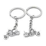 Taille : porte-clés : 28 mm, breloque : 24,8 x 14 x 2 mm.