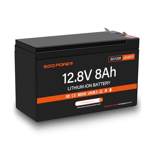 リチウムイオンバッテリー 8Ah 本体 Amazon | 12V 8Ah リン酸鉄リチウムイオンバッテリーは、 2500～4500回