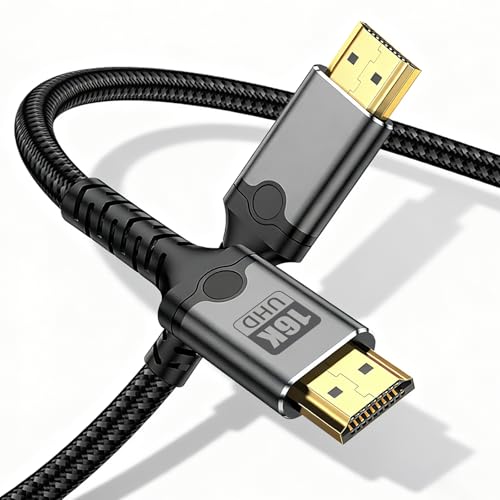HDMI2.2 �P�[�u�� 96Gbps �y3M�z16K@60Hz 8K@120Hz 4K@240Hz �I�ׂ� �i�C�����҂� �O���[ PS5/PS4 / �e���r/�Q�[���@/���j�^�[�Ή� HDR/eARC/DTS:X �Ή�