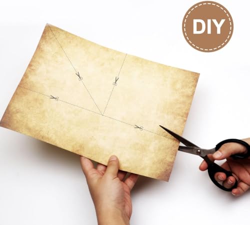 Zhenghebuy Vintage-papier Umschläge Briefpapier Set,24 Stück Vintage Kraftpapier mit 8 Kraftpapier Umschläge,8 Briefpapier und 8 Wachssiegel-aufkleber Liebesbrief für Hochzeit,Geburtstag