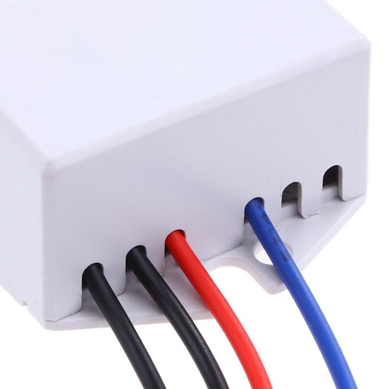 Retoo Interruttore con Telecomando, Interruttore wireless ON/OFF 220V, Comando a Distanza Portata 30m per Lampada Luce, Ricevitore Radio da Paretec Controller Trasmettitore, Parete Senza Fili