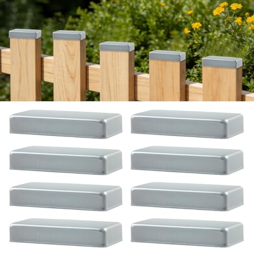 YCQDDA 2x4 Galvanized Post Caps