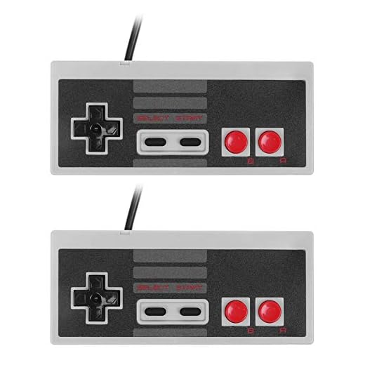 Asiproper gamepad-Joystick från Classic Edition för Game Console Controller för nionde NES, 2 delar