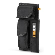ToughBuilt Organizer + Medium Grid Notebook, Durable Jobsite Writing Set with Protective Cover, Heavy-Duty Elastic Bands and Grid Paper for Planning, Sketching & On-Site Notes