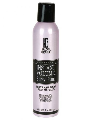 Salon Grafix Professional Instant Volume Spray Foam 8 Oz - 3 Spray Cans