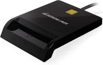 IOGEAR USB Common Access Card CAC Reader - EMV Level 1/ 4.1 Compliant - PC/SC version 1.0/2.0 - Class A, B, and C 5V / 3V / 1.8V - T0, T1 Protocol - Compatible MS USB-CCID Driver - GSR212